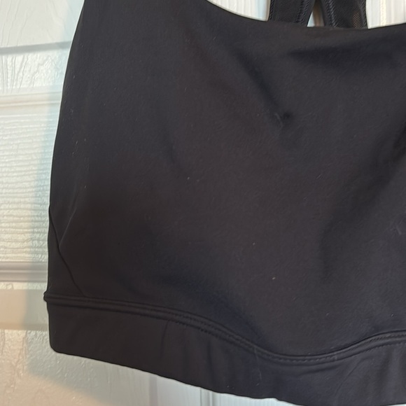 Athleta women’s black padded racer back sports bra size medium - Picture 5 of 9
